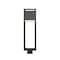 Z-Lite Barwick 1 Light Outdoor Post Mount Fixture, Black & Etched 585PHBS-BK-LED - alternate 3